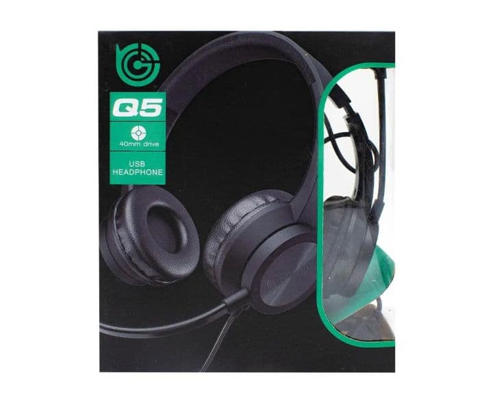 TUCCI Q5 USB Wired Headset with Microphone
