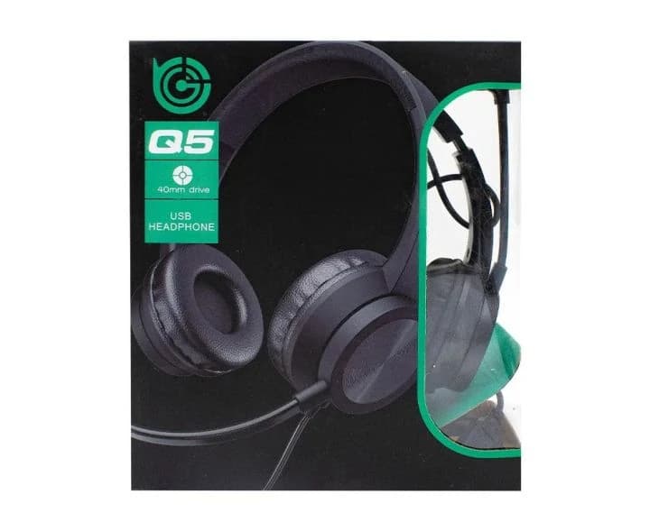 TUCCI Q5 USB Wired Headset with Microphone