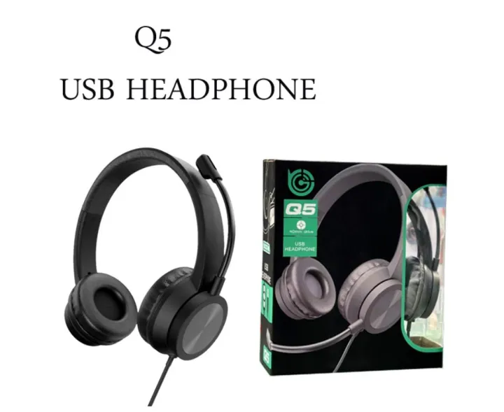 TUCCI Q5 USB Wired Headset with Microphone