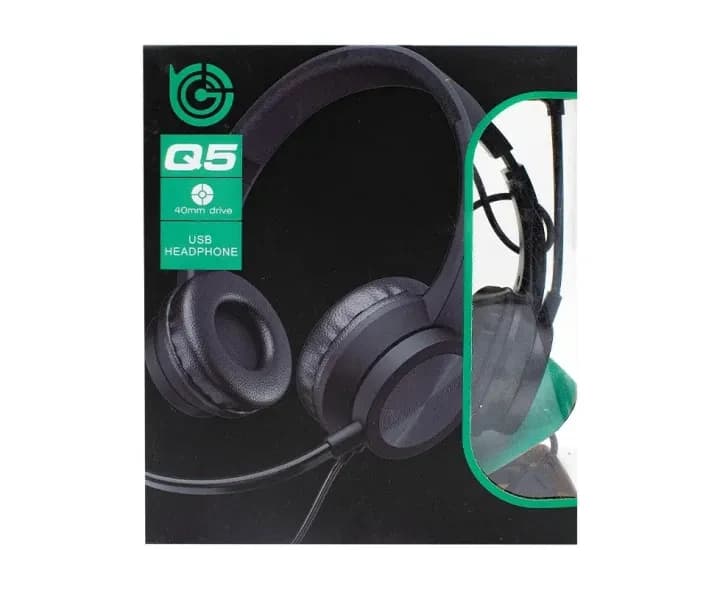 TUCCI Q5 USB Wired Headset with Microphone