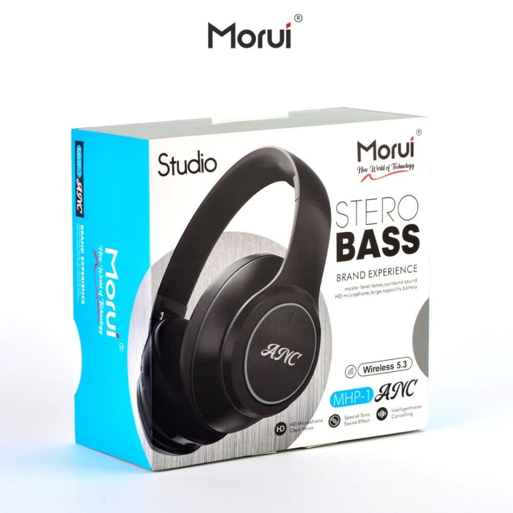 Morui MHP-1 Wireless Headphones with ANC and Stereo Bass