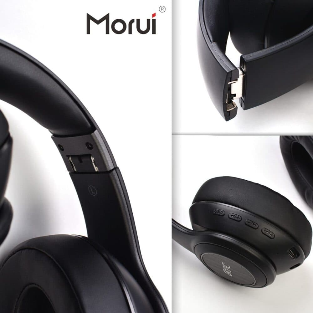 Morui MHP-1 Wireless Headphones with ANC and Stereo Bass