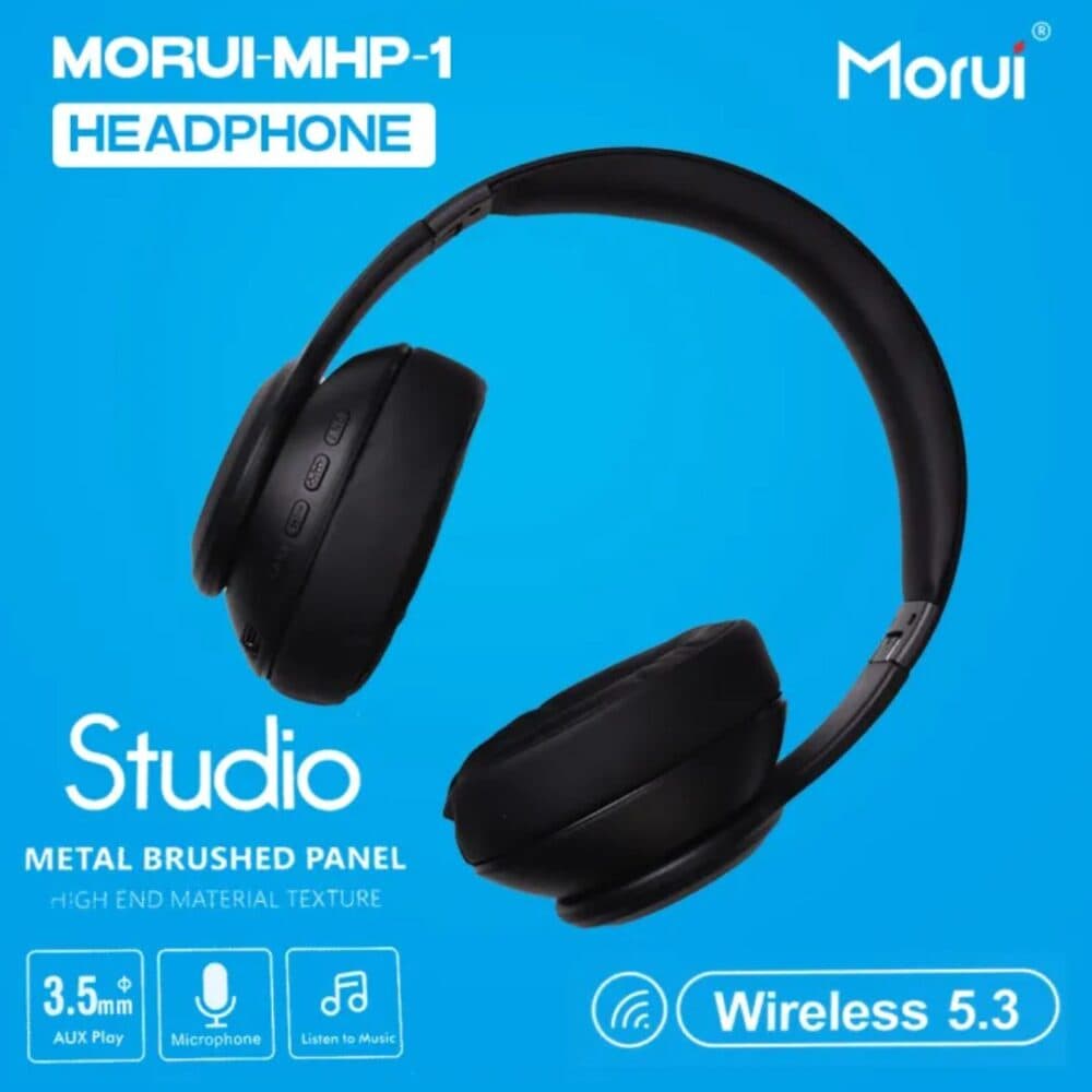Morui MHP-1 Wireless Headphones with ANC and Stereo Bass