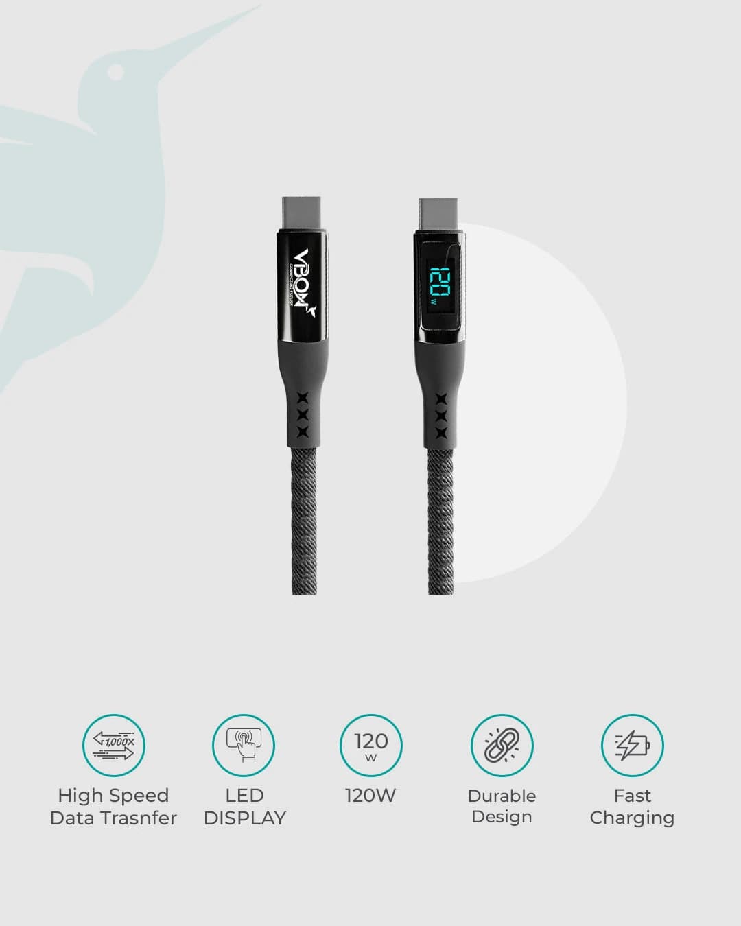 Vbon USB-C to USB-C Cable