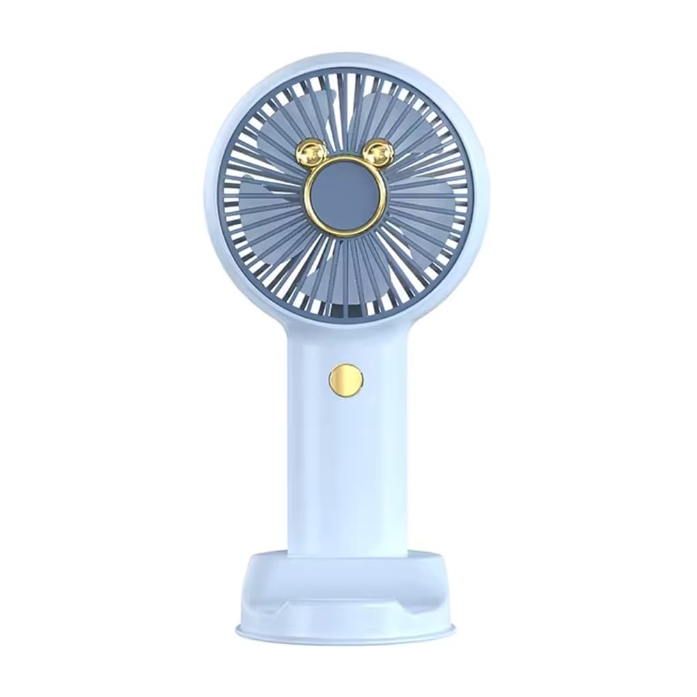 HK59 Handheld Mini Rechargeable Fan with Phone Holder