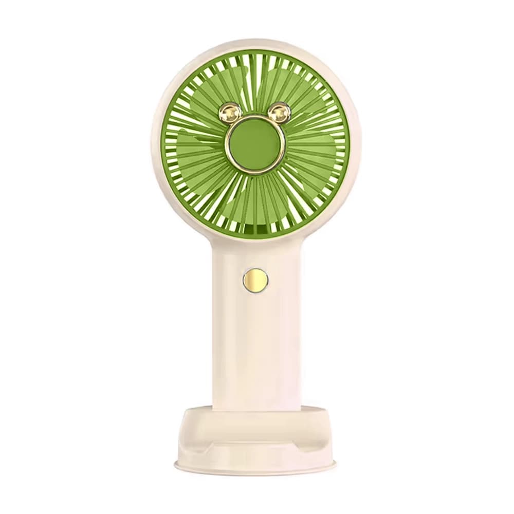 HK59 Handheld Mini Rechargeable Fan with Phone Holder