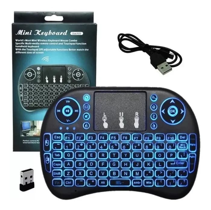 SpeedX RF500 Mini Wireless Keyboard with Touchpad