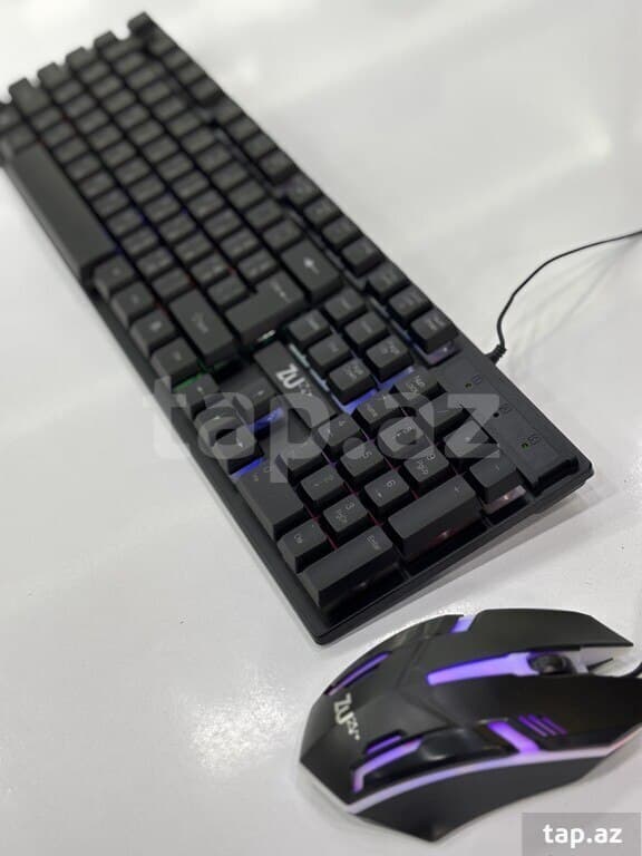 ZU017 Backlit Wired Keyboard & Mouse Combo Set