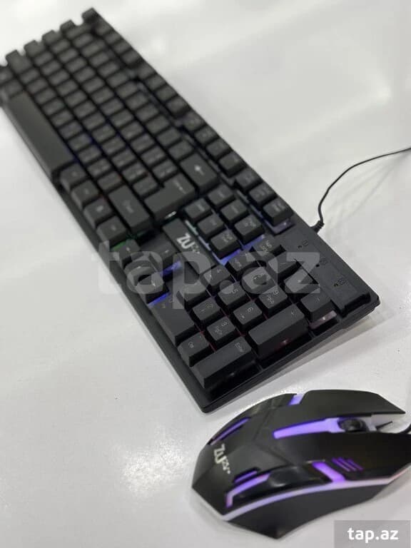 ZU017 Backlit Wired Keyboard & Mouse Combo Set