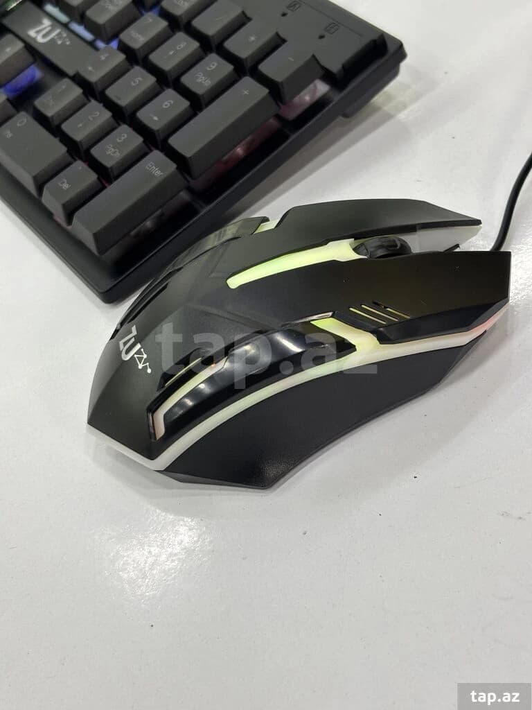 ZU017 Backlit Wired Keyboard & Mouse Combo Set