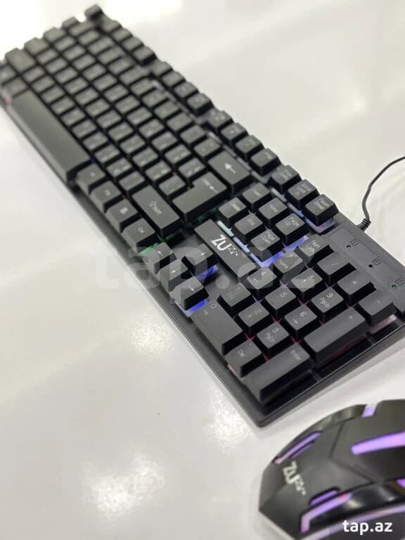 ZU017 Backlit Wired Keyboard & Mouse Combo Set