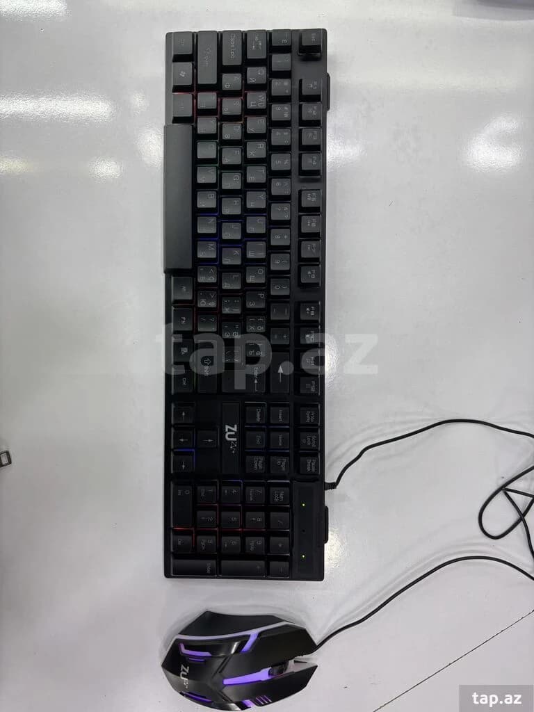 ZU017 Backlit Wired Keyboard & Mouse Combo Set
