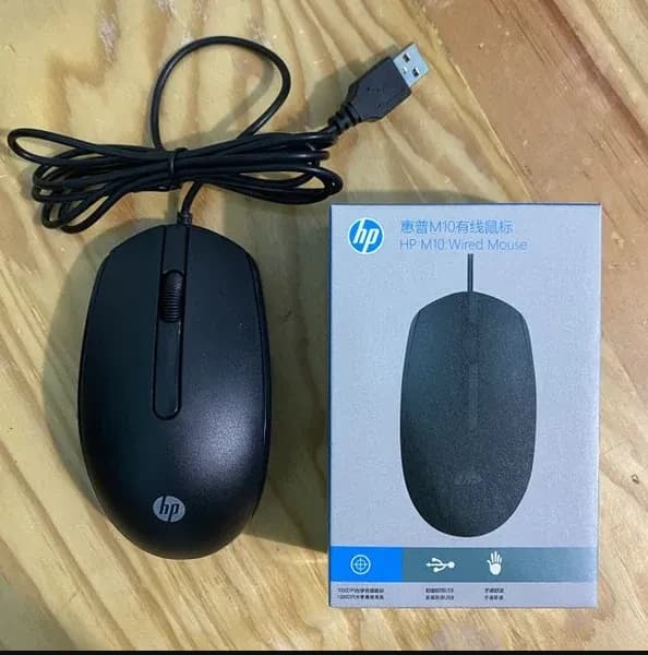 HP M10 Wired Optical Mouse