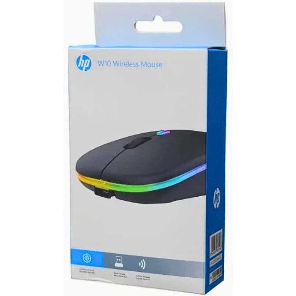 HP W10 Rechargeable Wireless RGB Mouse