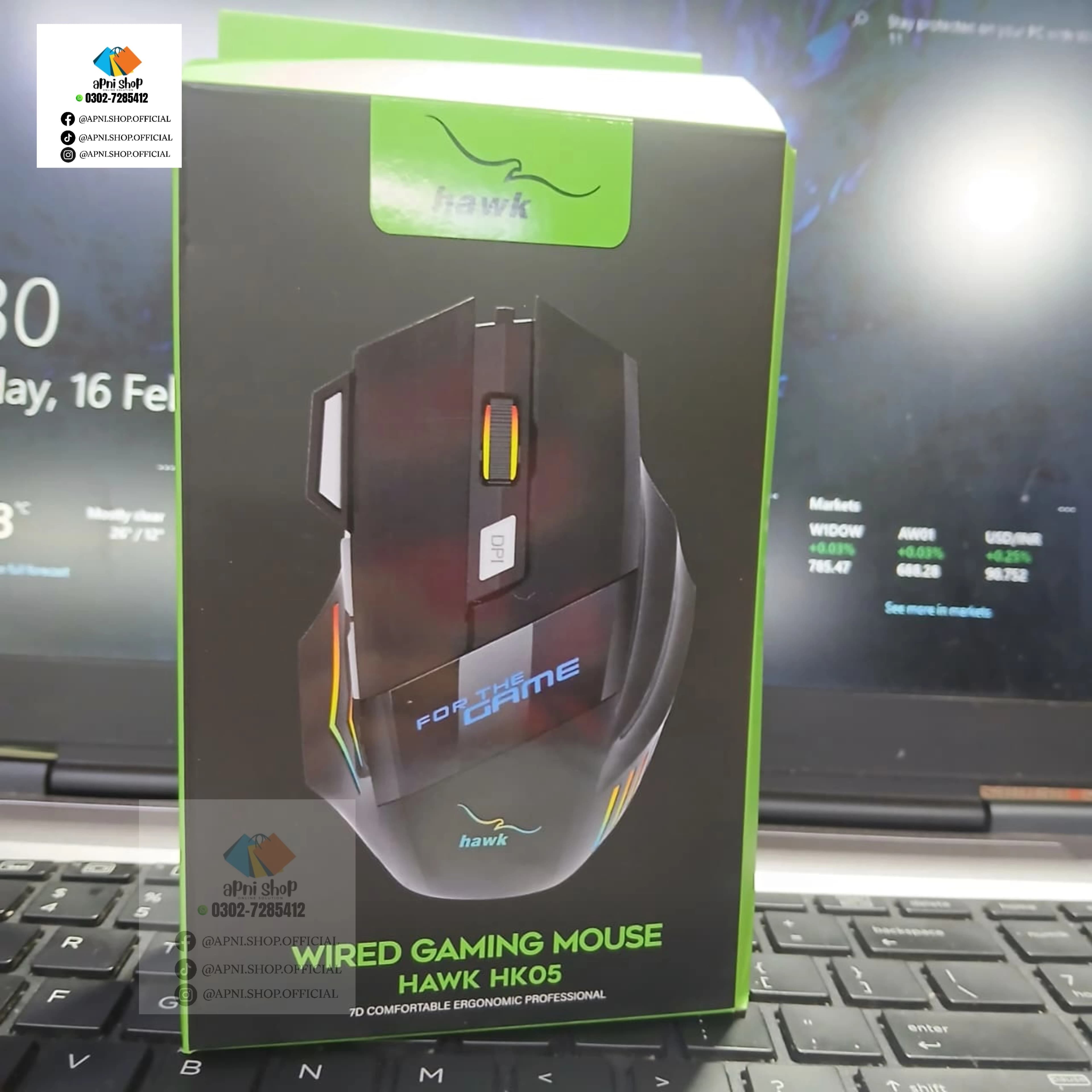 Hawk HK05 Wired RGB Gaming Mouse