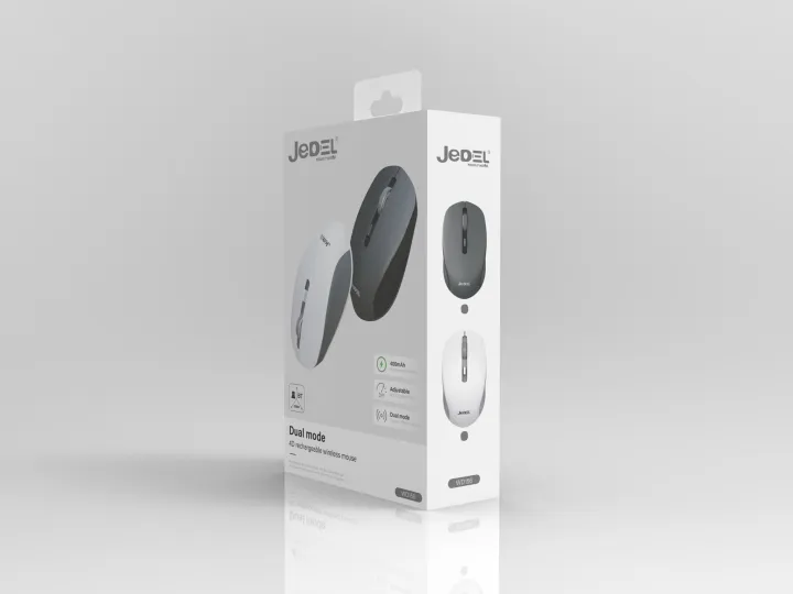 Jedel WD156 Dual-Mode Wireless Mouse (1600 DPI, Rechargeable)