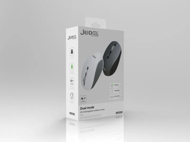 Jedel WD156 Dual-Mode Wireless Mouse (1600 DPI, Rechargeable)