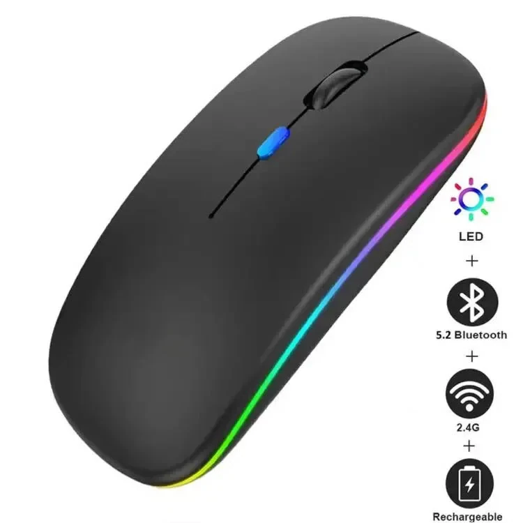 Hawk HK01 Dual-Mode Rechargeable RGB Silent Mouse