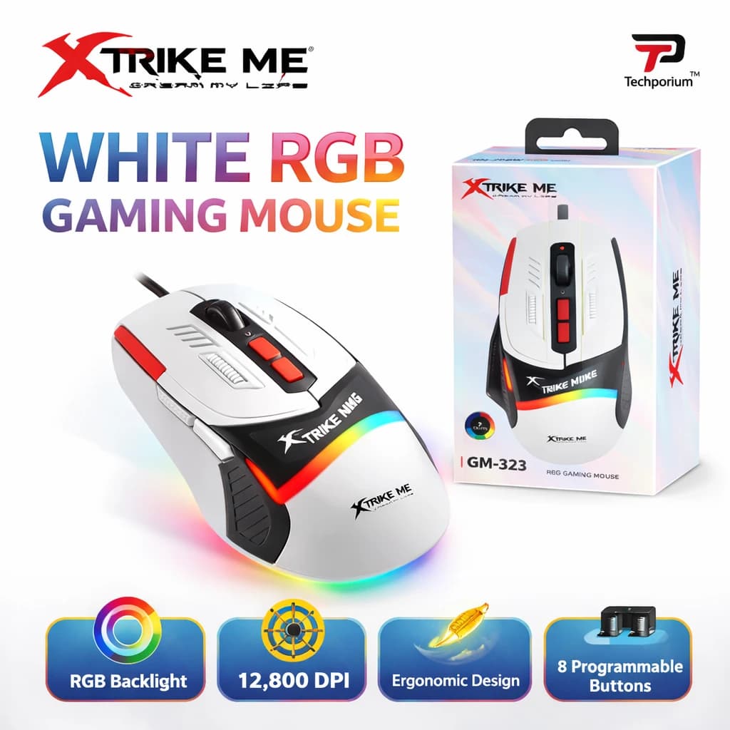 Xtrike Me GM-323 RGB Wired Gaming Mouse