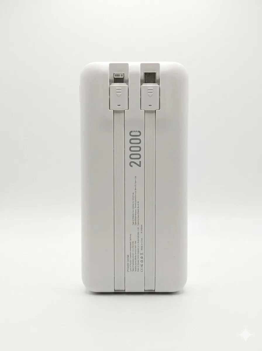 UCCI UP-012 20000mAh Power Bank (22.5W, Built-in Cables)