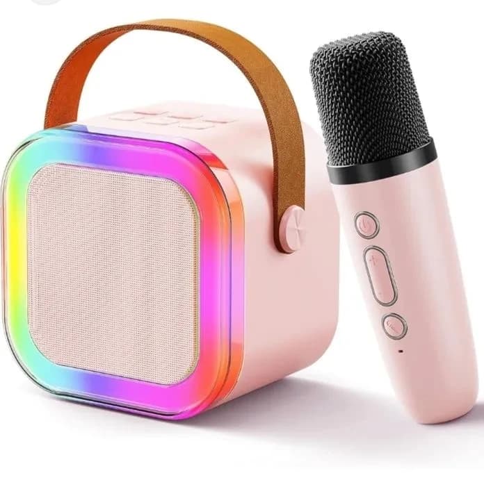 Model 2007 Portable Bluetooth Karaoke Speaker with Wireless Mic