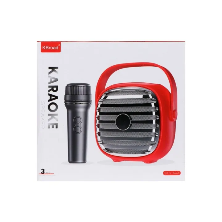 KTS-1943 Portable Karaoke Bluetooth Speaker