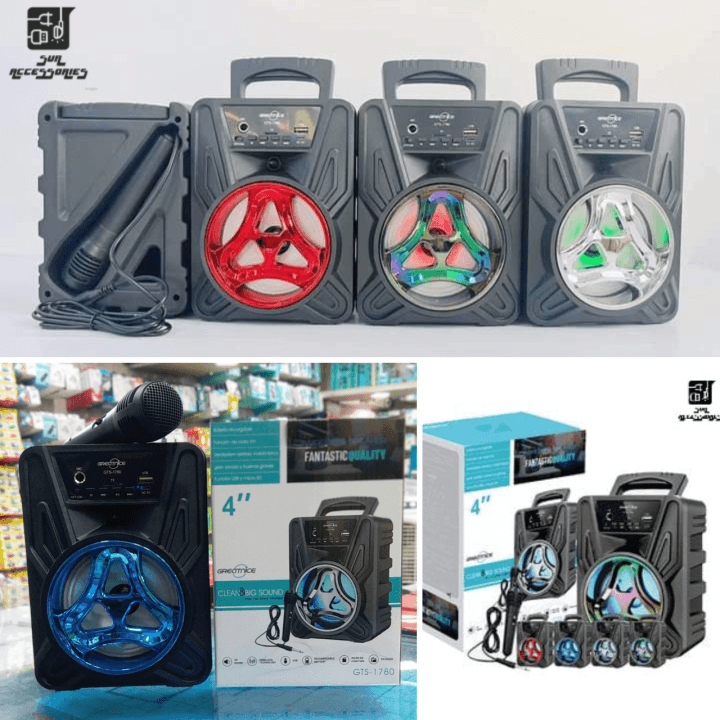 GTS-1780 Portable Karaoke Bluetooth Speaker