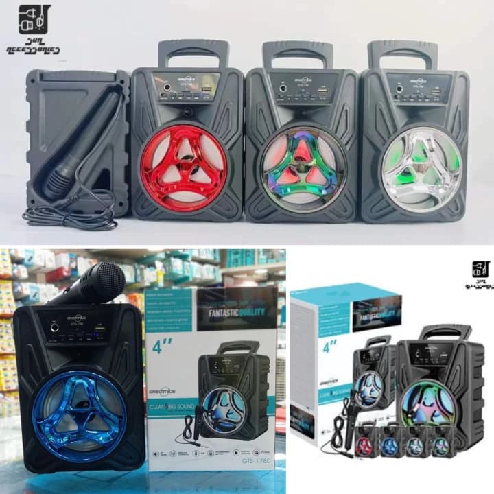 GTS-1780 Portable Karaoke Bluetooth Speaker