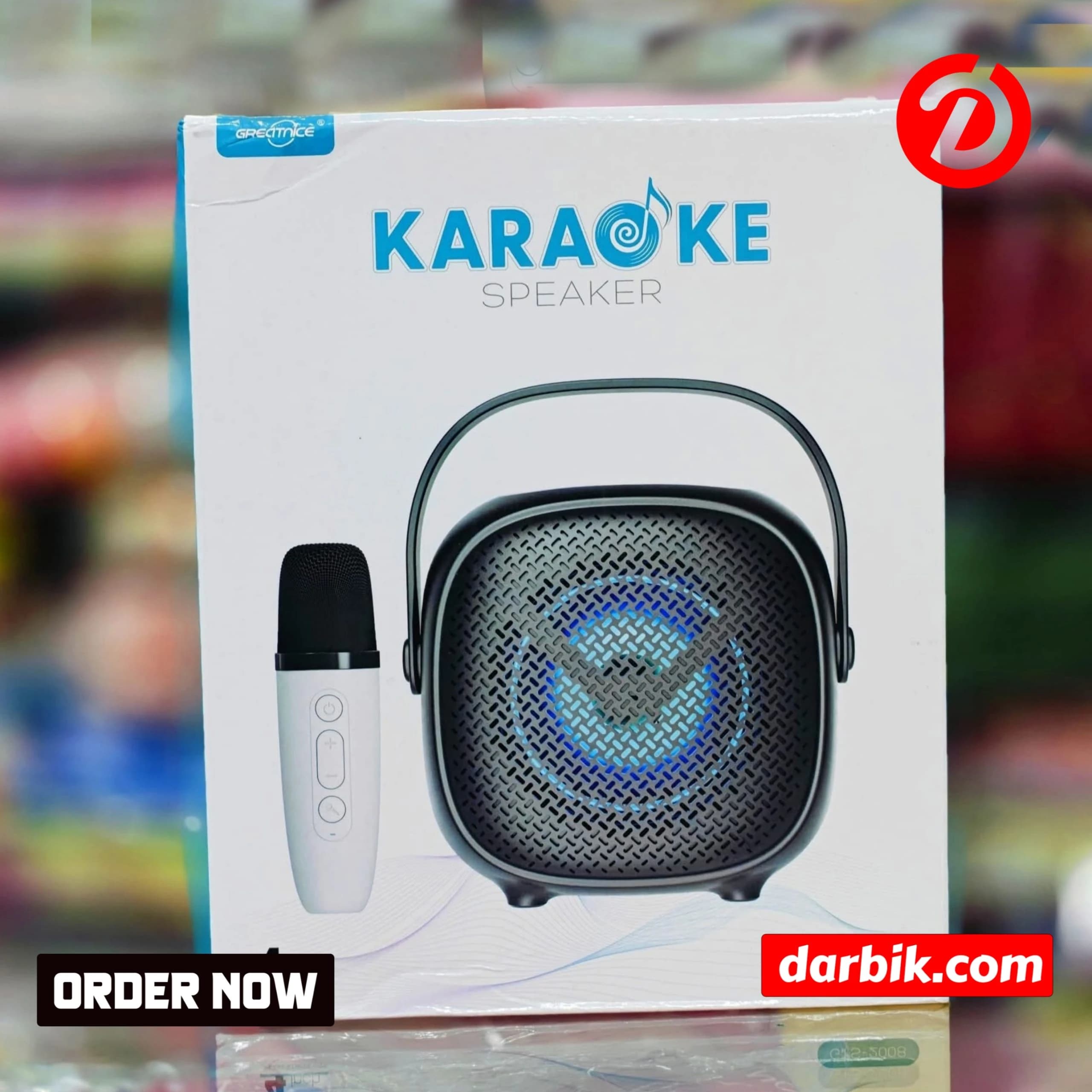 GTS-2008 Portable Karaoke Bluetooth Speaker