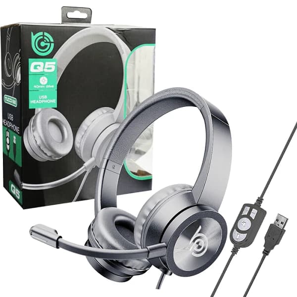 TUCCI Q5 USB Wired Headset with Microphone