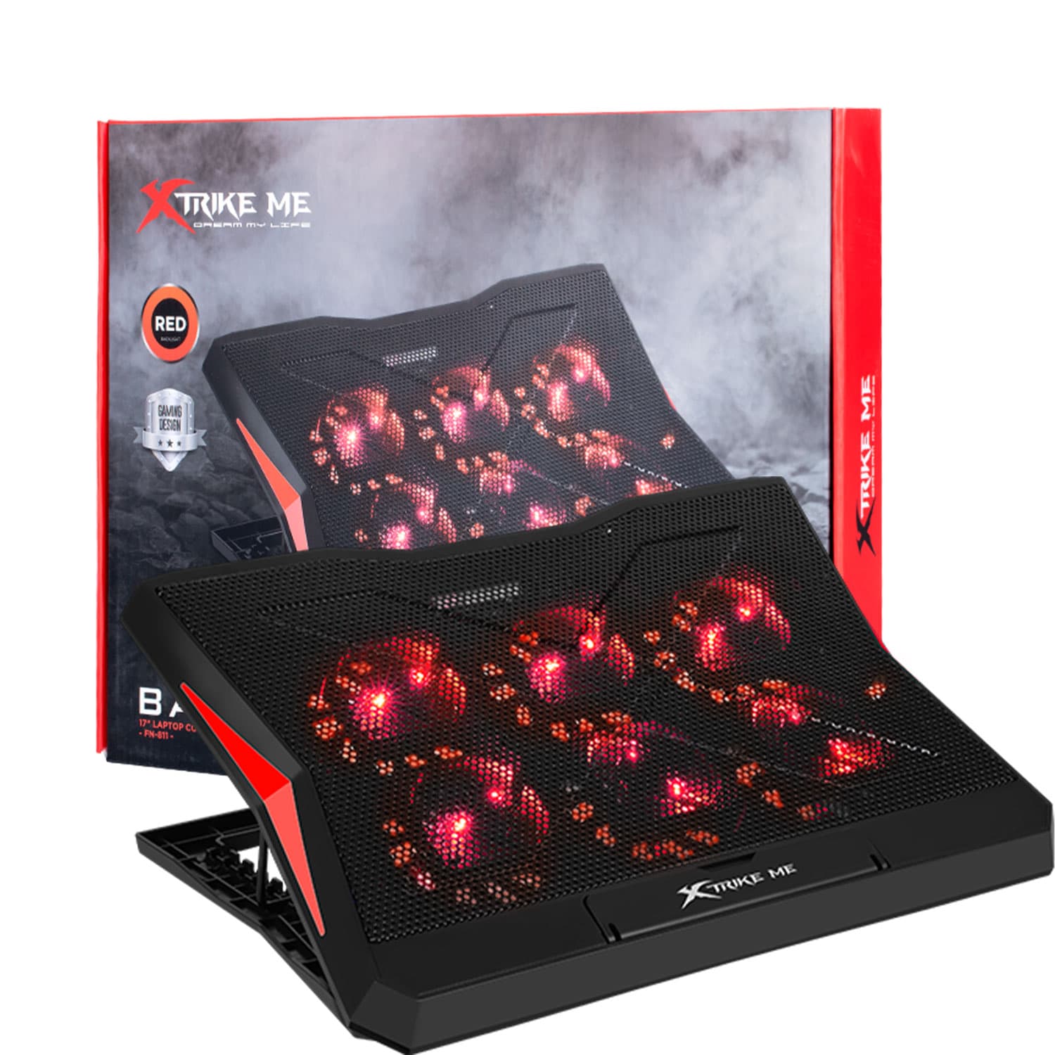 5-Fan RGB Laptop Cooling Pad