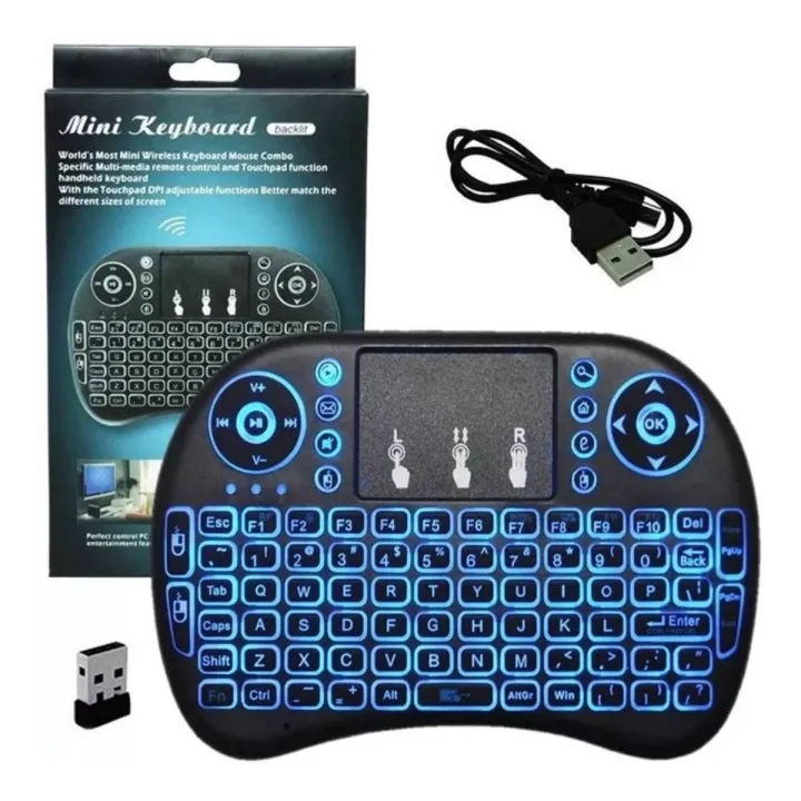 SpeedX RF500 Mini Wireless Keyboard with Touchpad