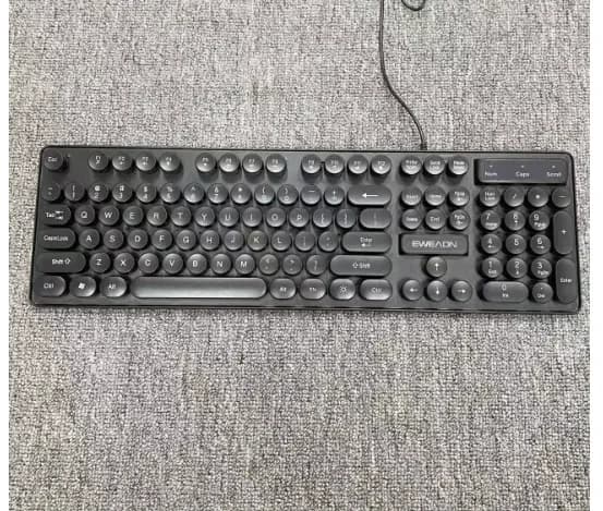 H30S Retro Round-Key Typewriter-Style Keyboard