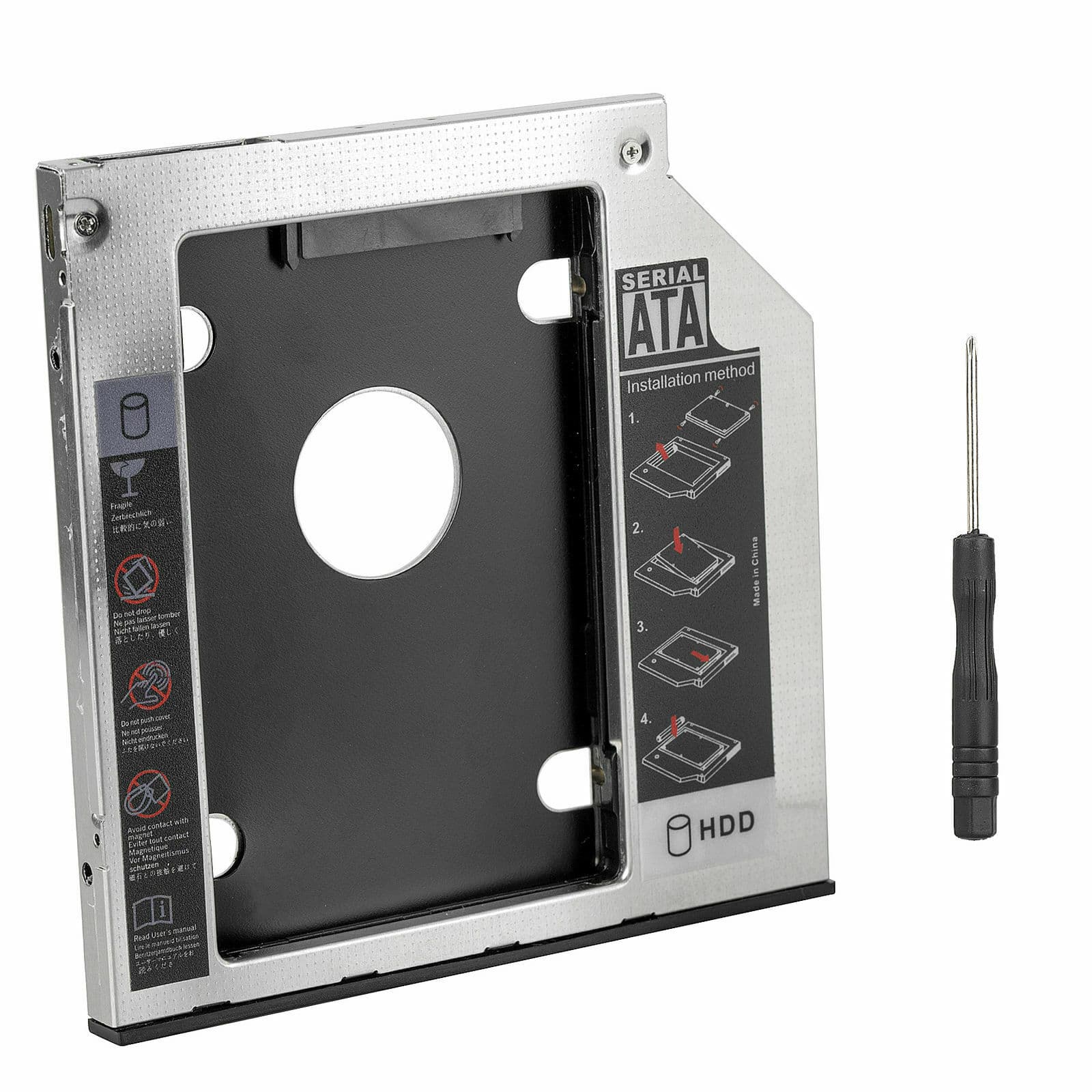 12.7mm Laptop HDD/SSD Caddy (2nd Drive Bay)